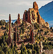 Garden Of The Gods Rock Formations Poster