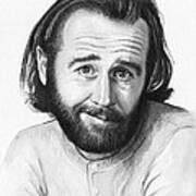 George Carlin Portrait Poster