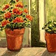 Geraniums In The Window Paint Along With Nancy Pbs Poster