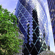 Gherkin 30 St Mary Axe Poster