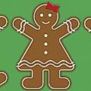 Gingerbread People Poster
