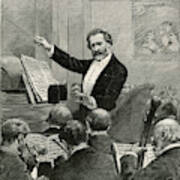 Giuseppe Verdi Conducts His Aida Poster
