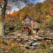 Glade Creek Gristmill Poster