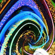 Glass Swirl Abstract 1 Poster