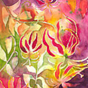 Gloriosa Lilies Poster