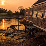 Golden Hour Portsmouth New Hampshire Poster