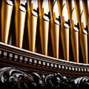 Golden Organ Pipes Poster