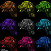 Golden Retriever Pop Art - 4047 F - M - Bb Poster