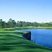 Golf Course At The Lakeside, Regatta Poster