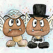 Goomba Bride And Groom Poster