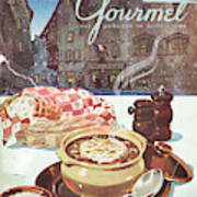 Gourmet Cover Of Onion Soup Poster