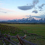 Grand Tetons Before Sunrise Poster