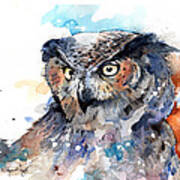 Great Horned Owl Poster