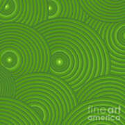 Green Abstract Poster