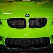 Green Bmw Poster