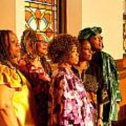 Group Of African Woman Performers Poster