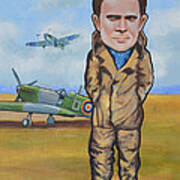 Grp. Capt. Douglas Bader Poster