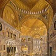 Hagia Sophia, Constantinople, 1852 Poster