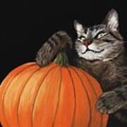 Halloween Cat Poster