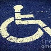 Handicapped Parking Space Poster