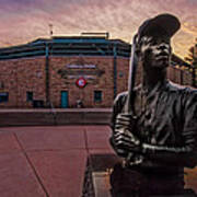 Hank Aaron Statue Poster