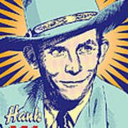 Hank Williams Pop Art Poster