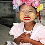 Happy Face Girl.cambodia Poster