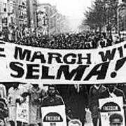 Harlem Supports Selma Poster