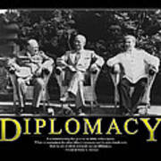 Harry Truman Diplomacy Poster