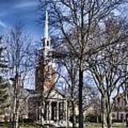 Harvard University Old Yard Church Poster