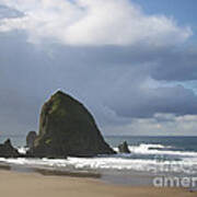 Haystack Rock Poster