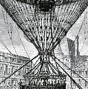 Henri Giffards Captive Balloon, 1878 Poster
