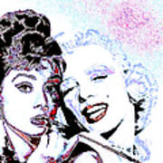 Hepburn And Monroe 20130331 Poster