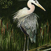 Heron Poster