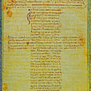 Hippocratic Oath On Vintage Parchment Paper Poster