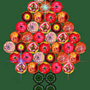 Holiday Tree Of Orbs 3 Poster