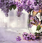 I Picked A Bouquet Of Lilacs Today Poster