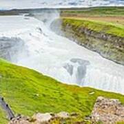 Gullfoss Waterfall Iceland Poster