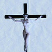 Immerse Crucifix Poster