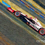 Indy Car's Helio Castroneves Poster