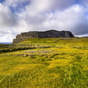 Iron Age Ruins Of Dun Aengus On The Irish Coast Poster