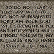 Isaiah 41 10 Poster