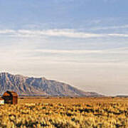 Isolated  Homestead   The Grand Tetons Poster