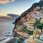 Italy, Amalfi Coast, Positano Poster