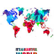 It's A Beautifull World Poster Poster