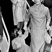 Jacqueline Kennedy With Child Poster