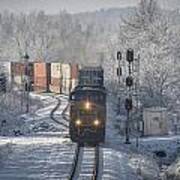 January 24. 2015 Csx Q028 At Nortonville Ky Poster