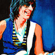 Jeff Beck. Brush With The Blues Poster