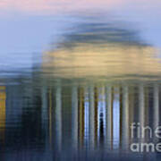 Jefferson Memorial Reflection Poster