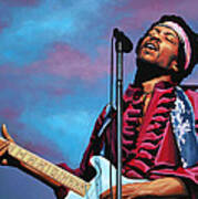 Jimi Hendrix 2 Poster